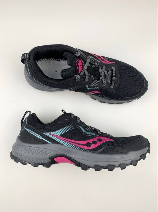 Saucony Shoes - Saucony Excursion TR16 Trail Running Hiking Shoes Black Sneakers Women's 8.5